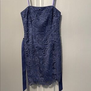 Elegant Lavender Lace Dress